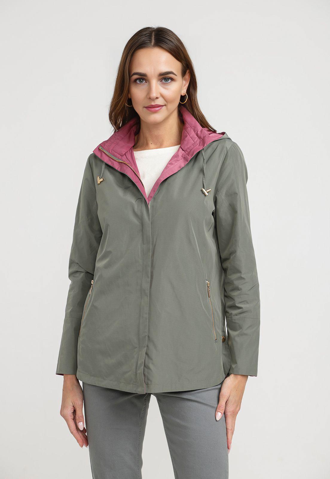 Chaqueta Mujer Eva Reversible Oliva-0
