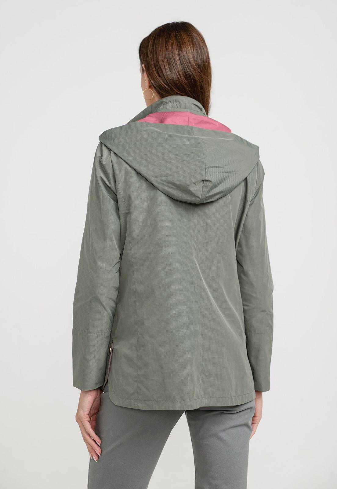 Chaqueta Mujer Eva Reversible Oliva-2