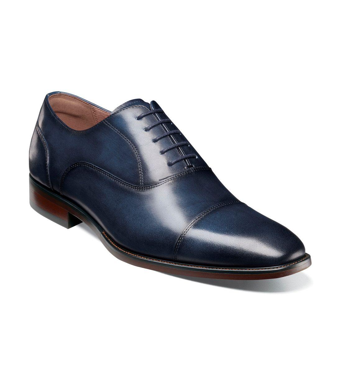 Zapatos Formal Hombre Sorrento Lux Cap Toe Bal Azul-0