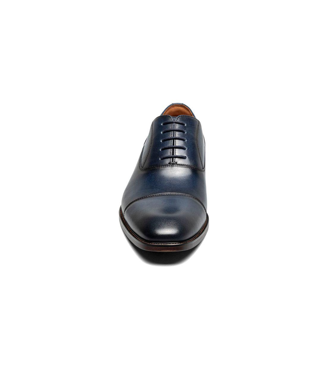 Zapatos Formal Hombre Sorrento Lux Cap Toe Bal Azul-1