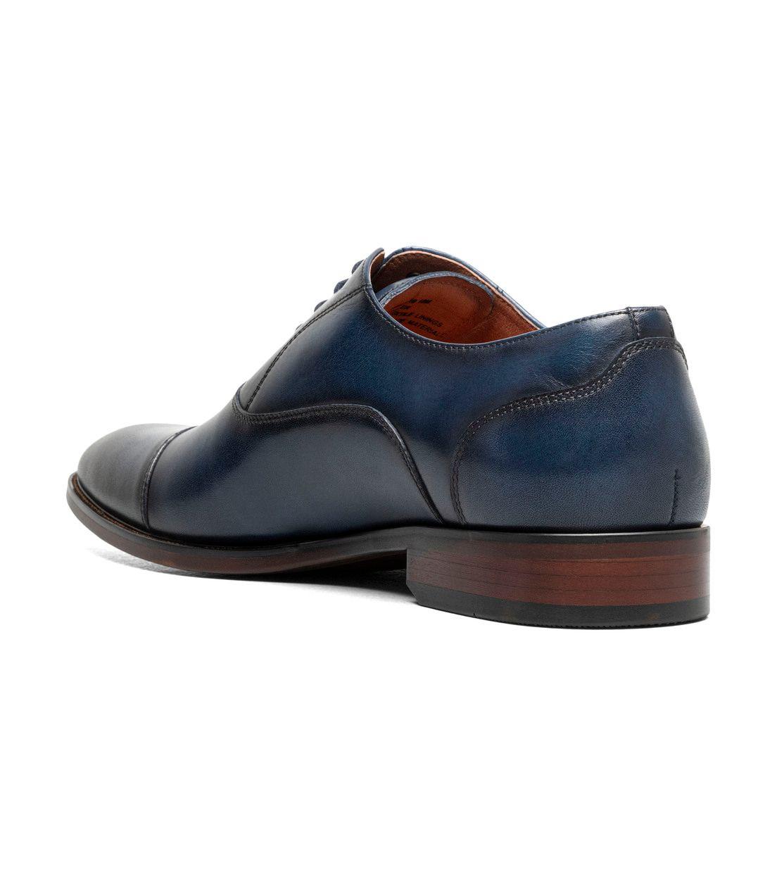 Zapatos Formal Hombre Sorrento Lux Cap Toe Bal Azul-7