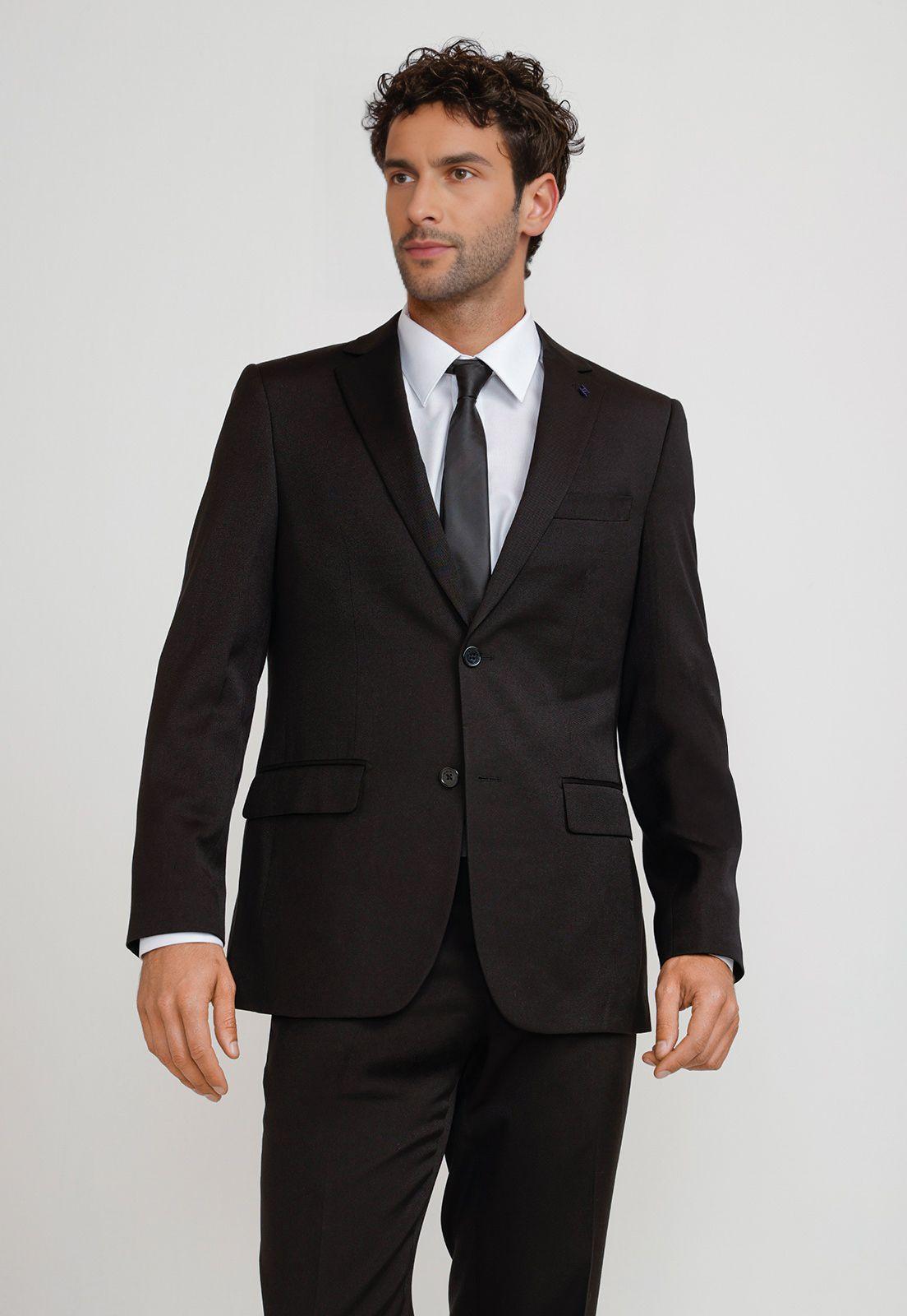 Traje Hombre Formal Trl Negro-1