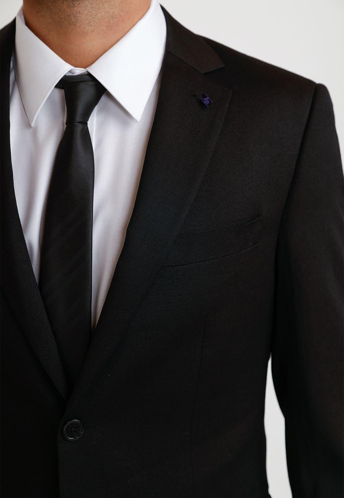 Traje Hombre Formal Trl Negro-3