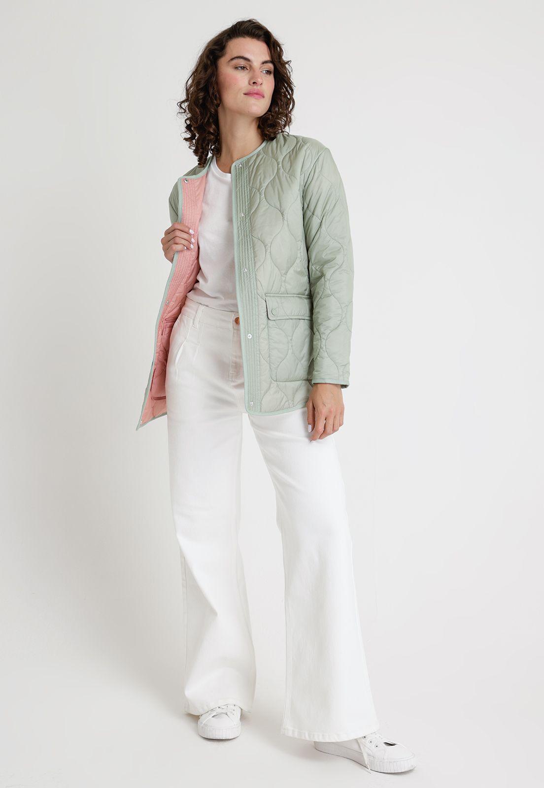 Parka De Mujer Modelo Runa Color Verde Claro-3