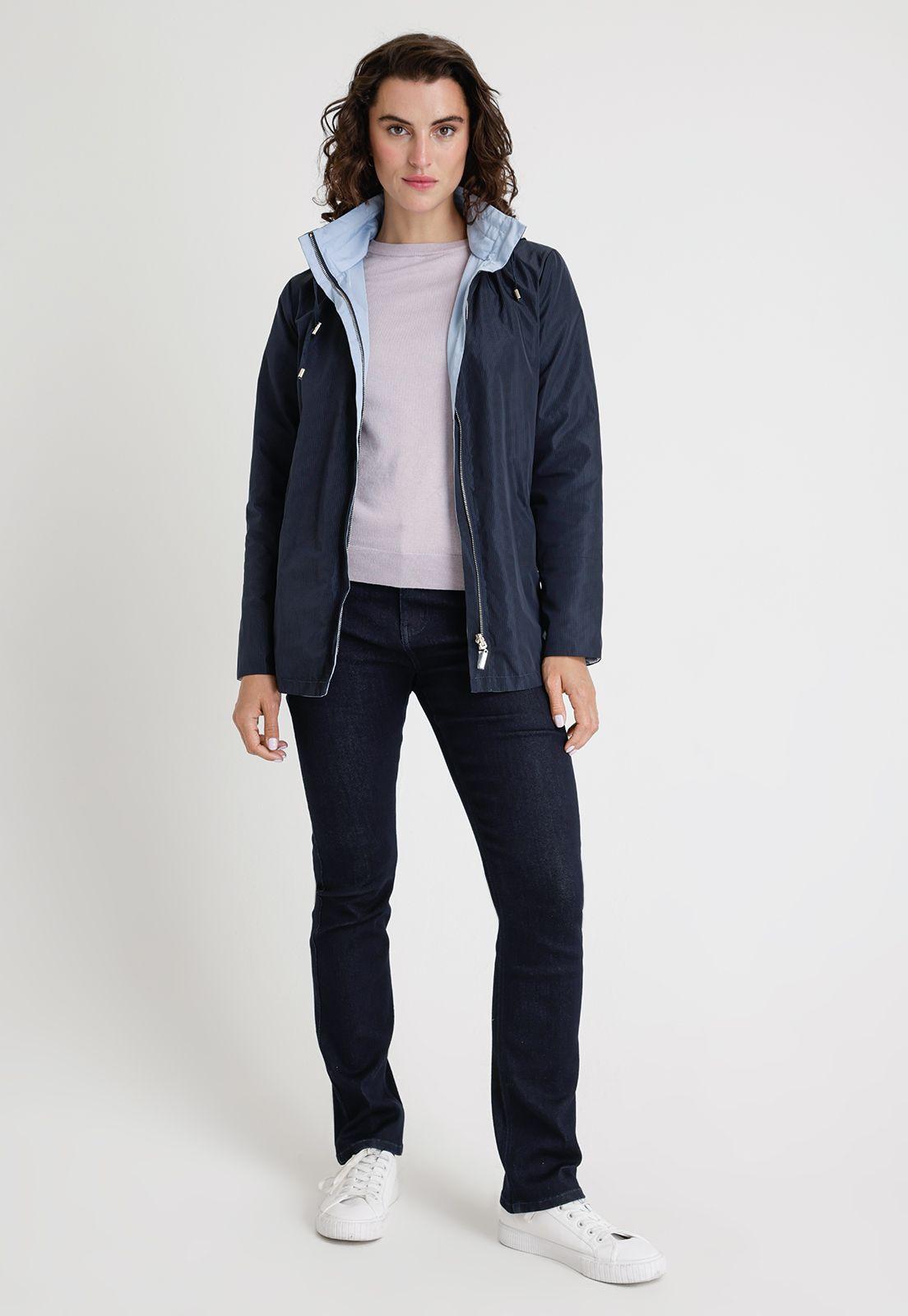 Chaqueta De Mujer Modelo Eva Color Navy-5