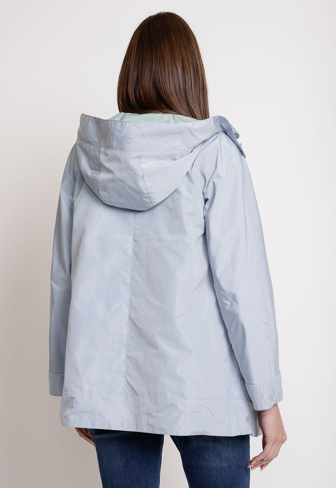 Chaqueta de Mujer Reversible Modelo Tara Color Verde-1
