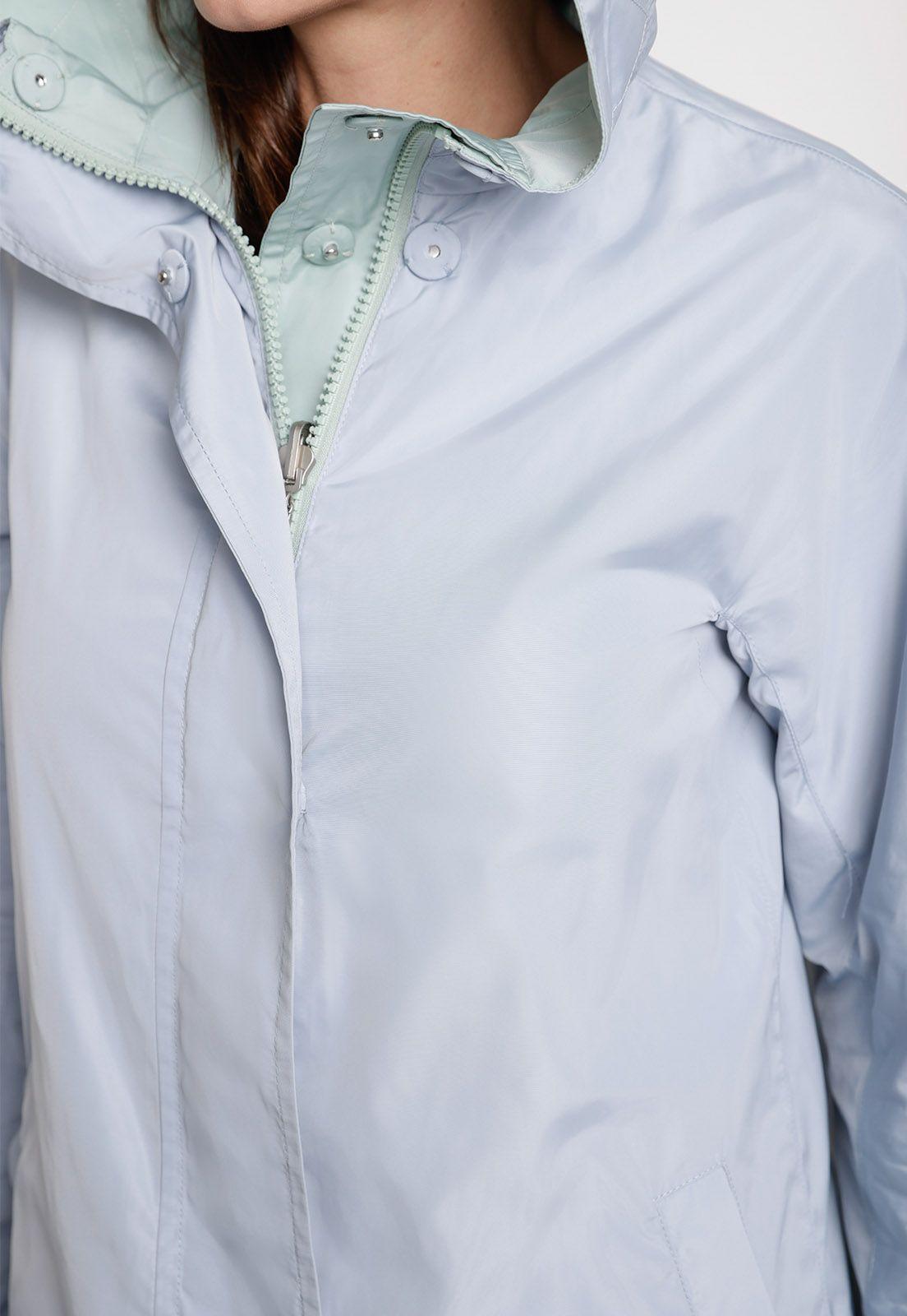 Chaqueta de Mujer Reversible Modelo Tara Color Verde-2