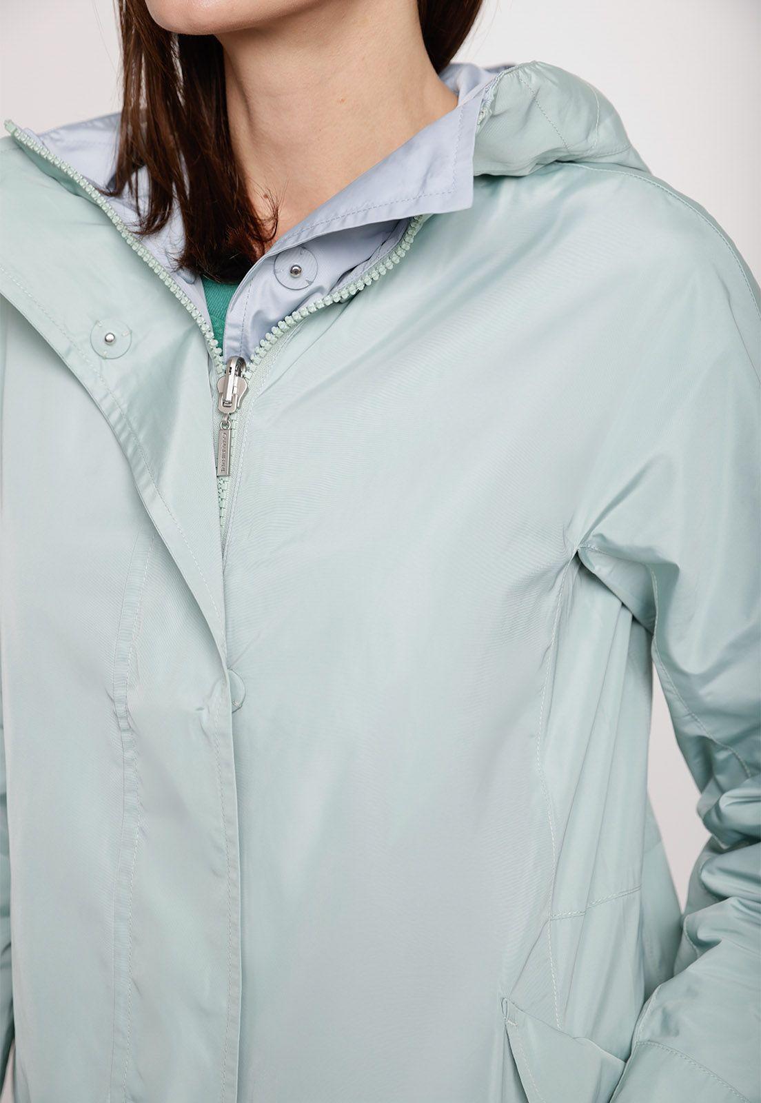 Chaqueta de Mujer Reversible Modelo Tara Color Verde-3