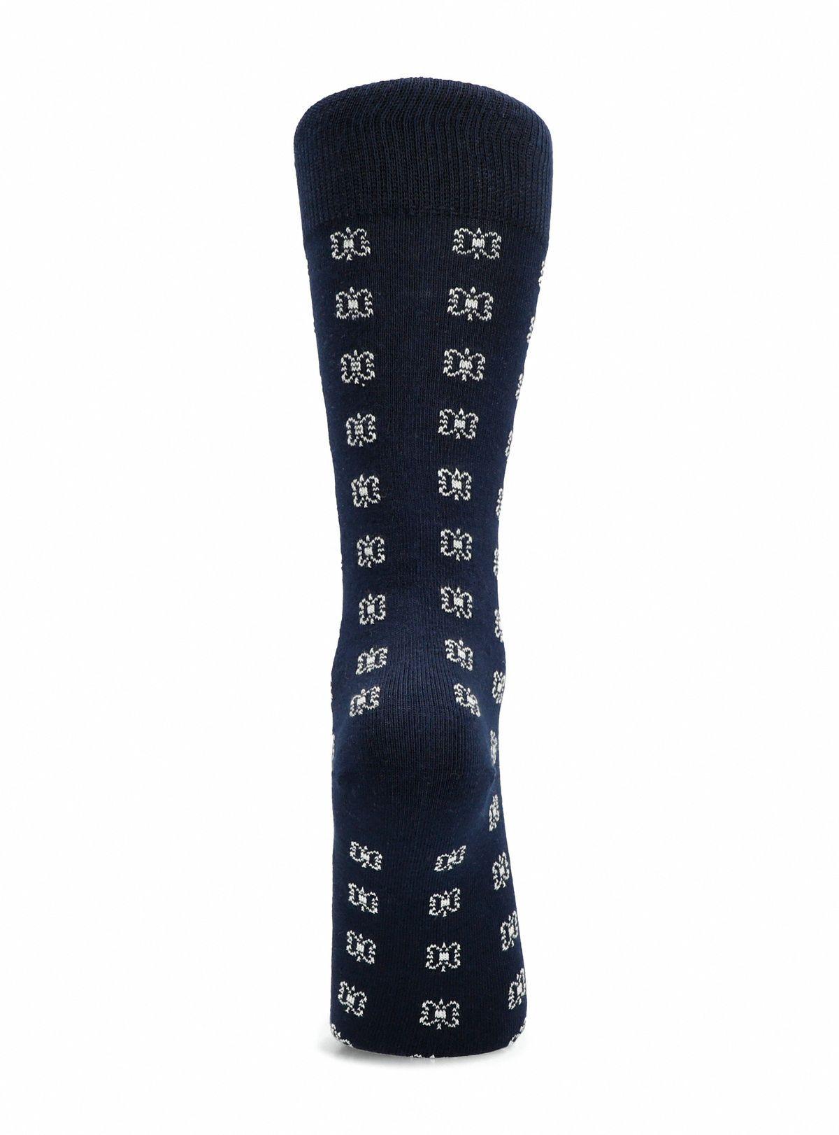 Calcetín Casual Diseño Azul-1
