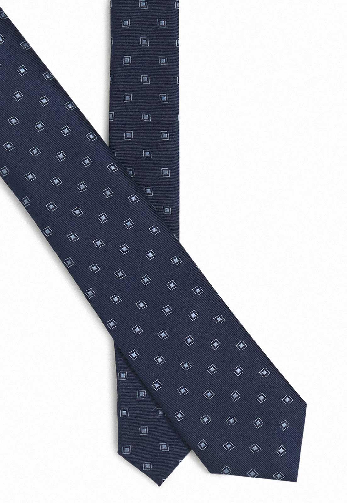 Corbata Fantasía Navy Resist Spill Navy-1