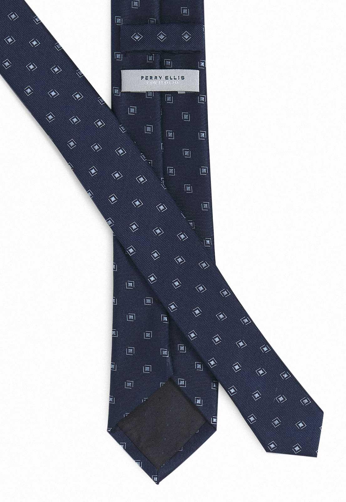 Corbata Fantasía Navy Resist Spill Navy-2