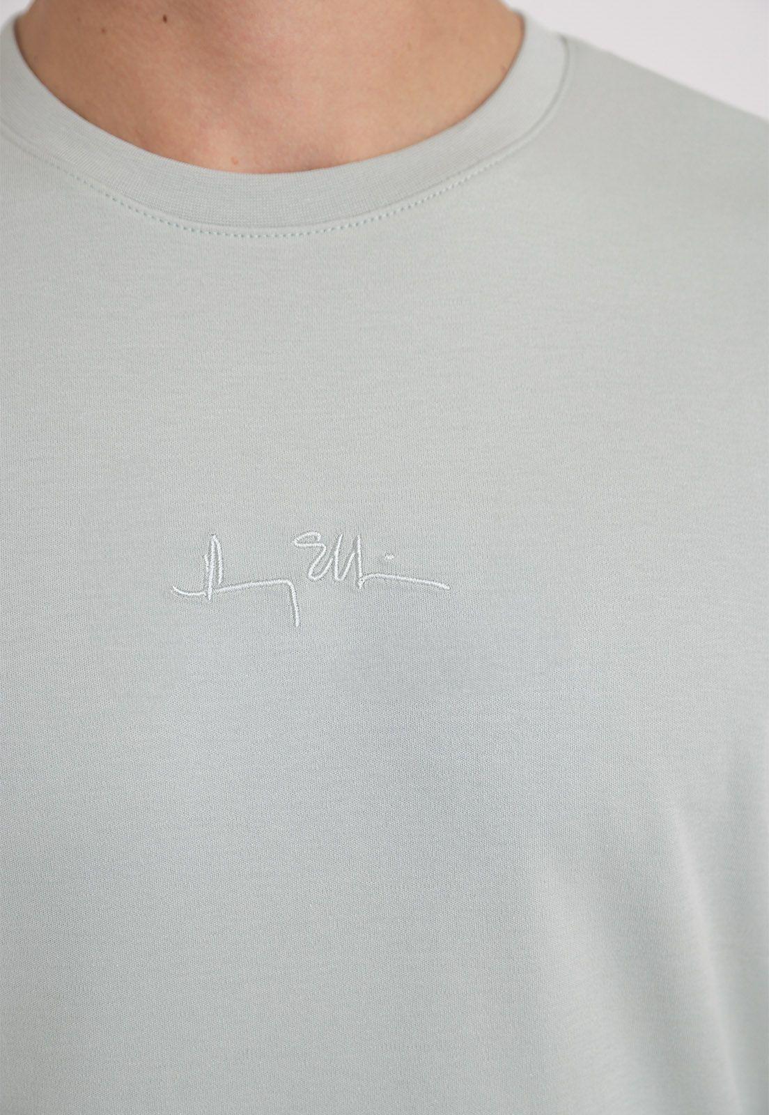 Polera Hombre Manga Corta Con Logo Verde Claro-2