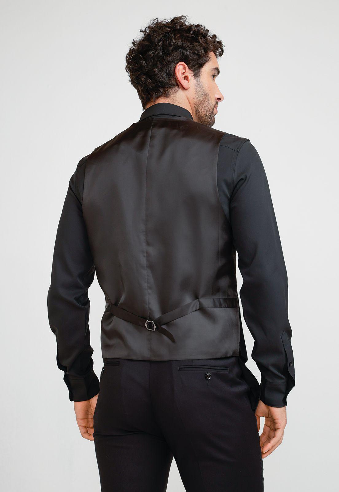 Gilet Formal Hombre Negro-1