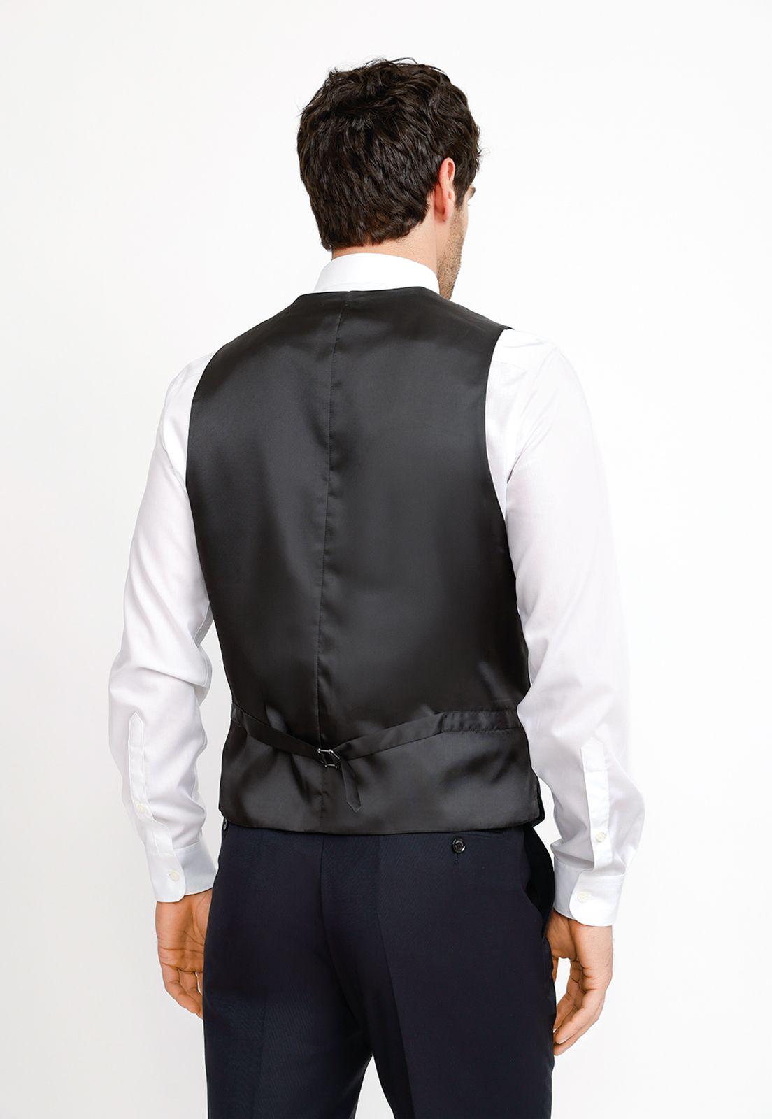 Gilet Formal Hombre Negro Washable-1