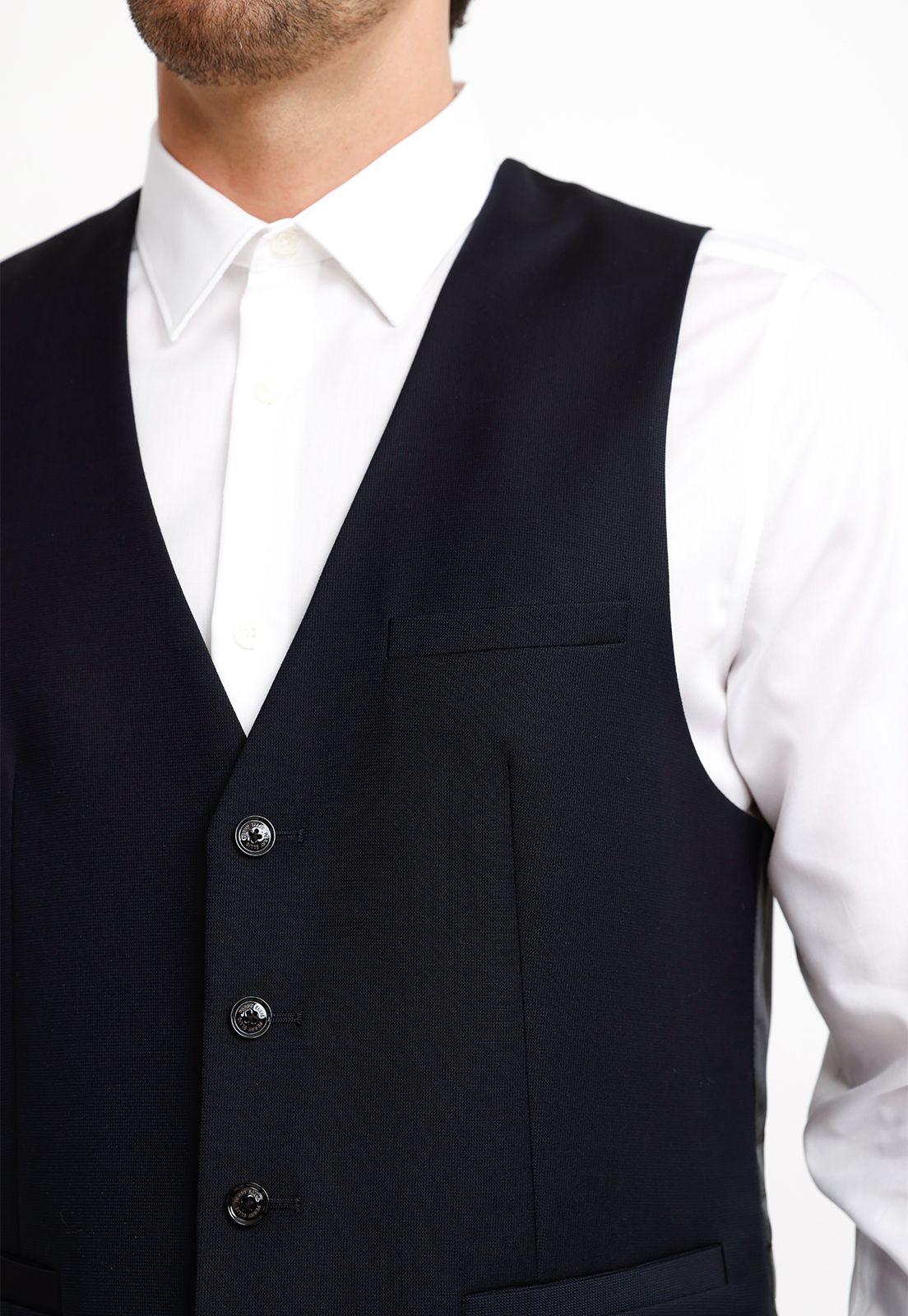 Gilet Formal Hombre Negro Washable-2