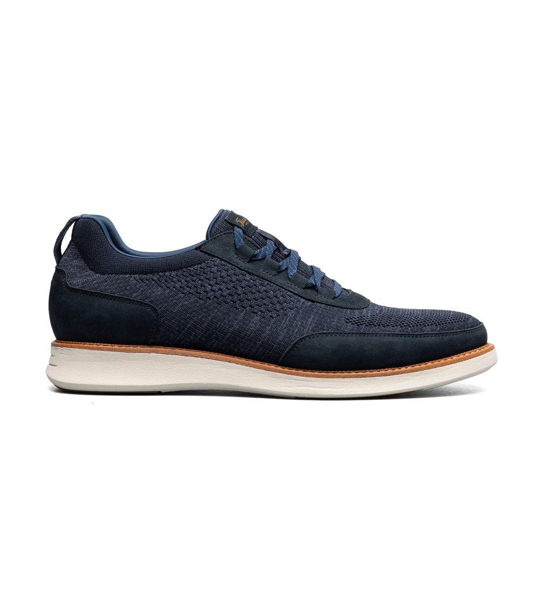 Zapatillas Casual Launch Knit Slip Azul-2