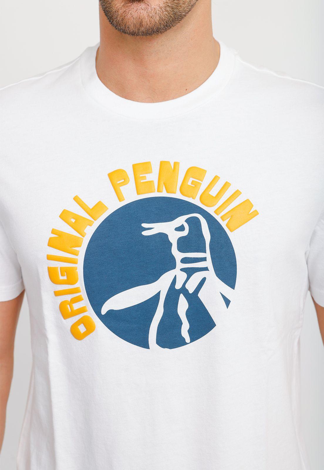 Polera Hombre Manga Corta Blanca OPKS2527-2