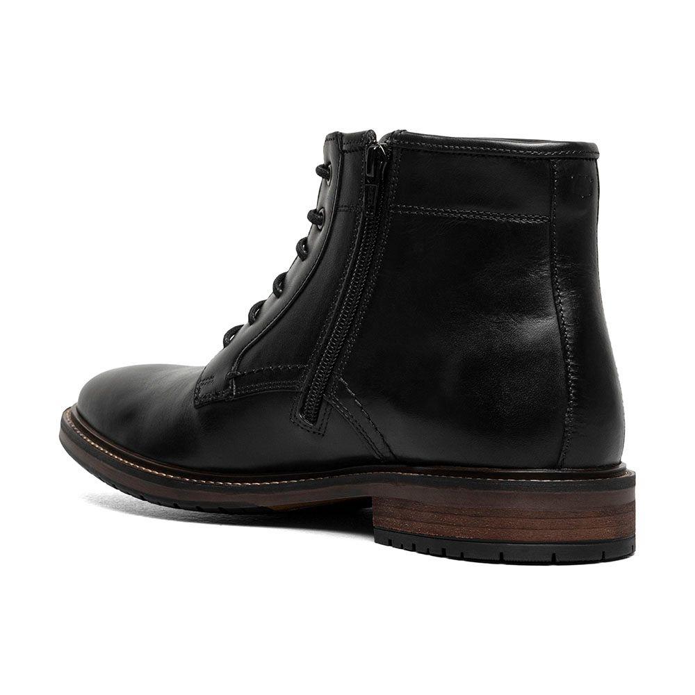 Botines Casual Forge Plain Toe Lace Up Negro-7