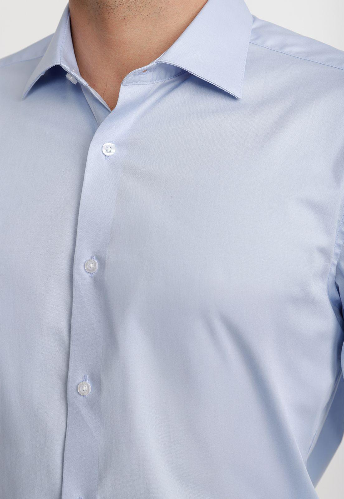 Camisa Hombre Formal Popelina Dynamic Celeste-2