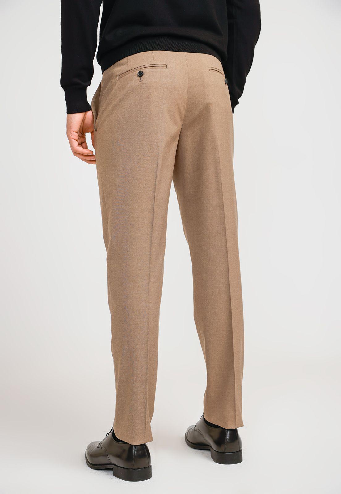Pantalón Formal Hombre Suit Separate Café-1