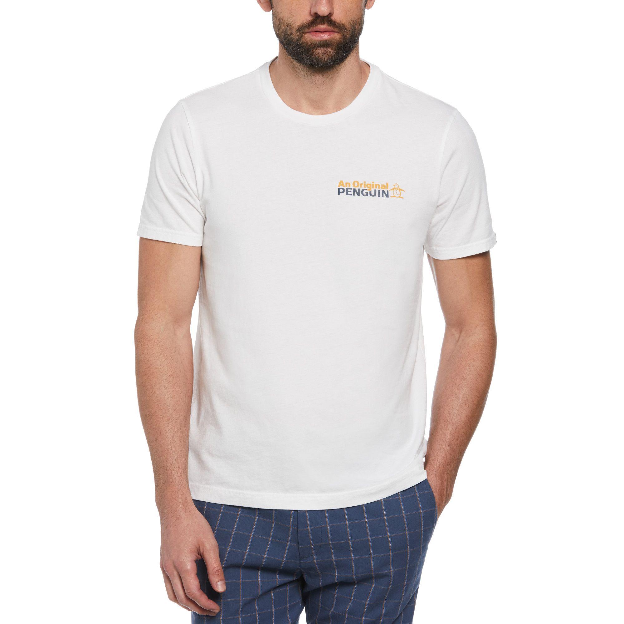 Polera De Hombre Golf Estampado Blanco-0