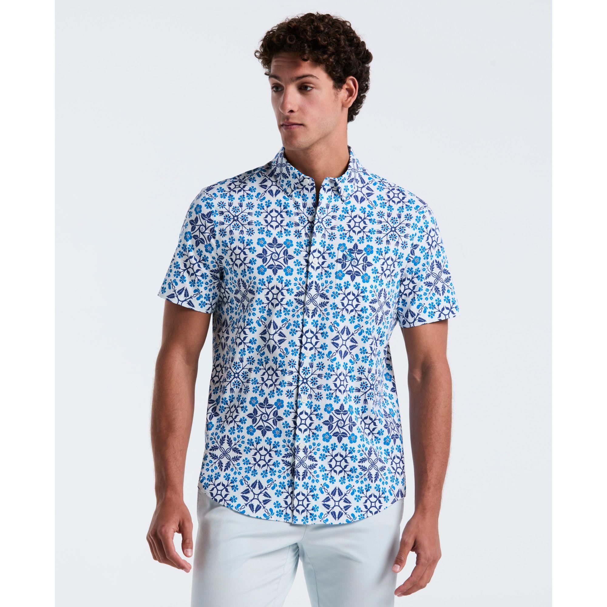 Camisa Hombre Manga Corta Blanca OPWM2503-0