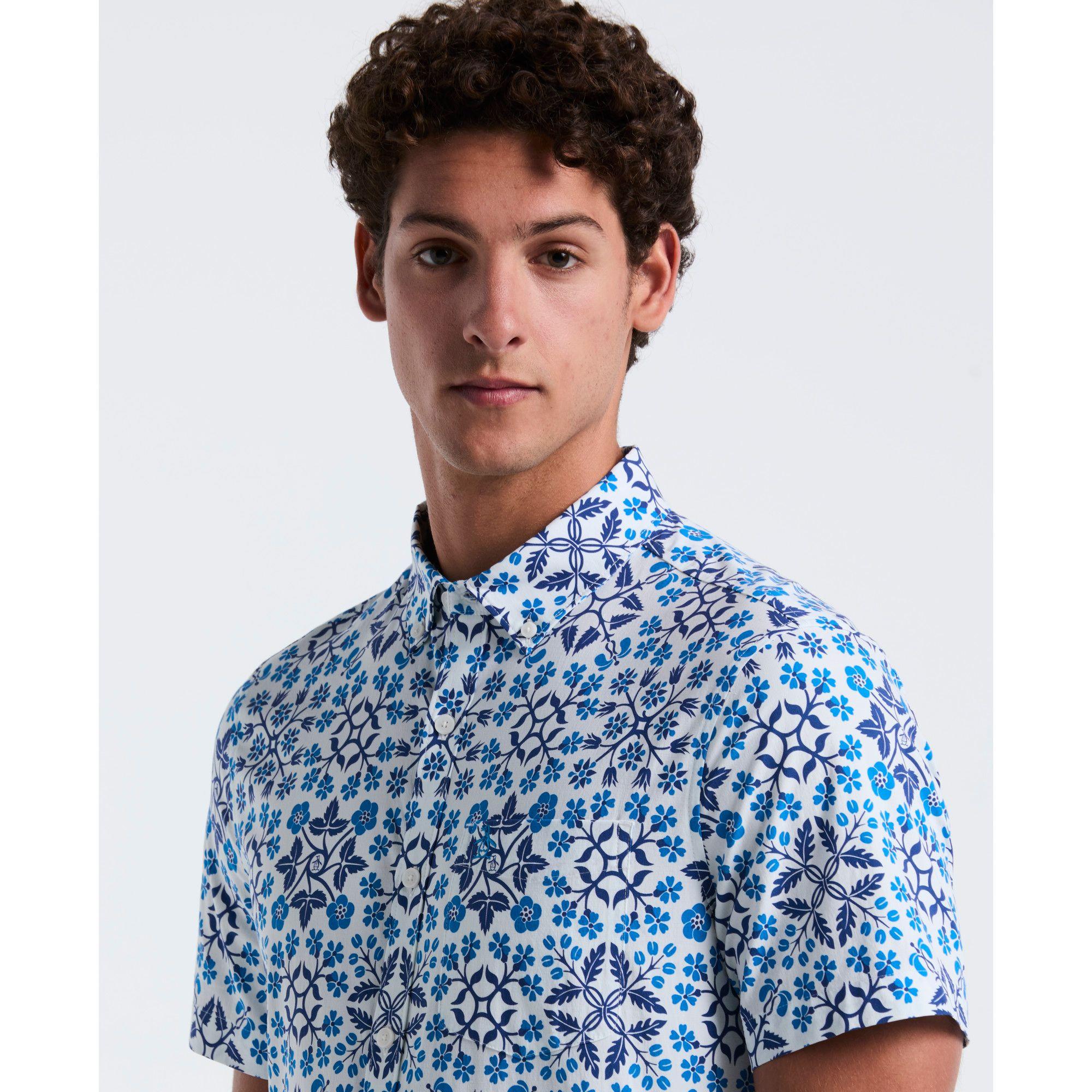 Camisa Hombre Manga Corta Blanca OPWM2503-2