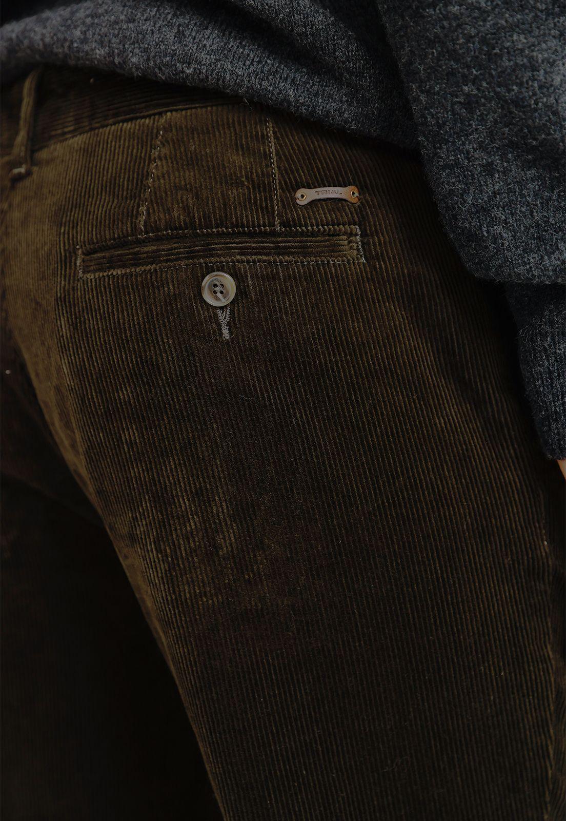 Pantalón Cotelé Hombre Vision Verde-2