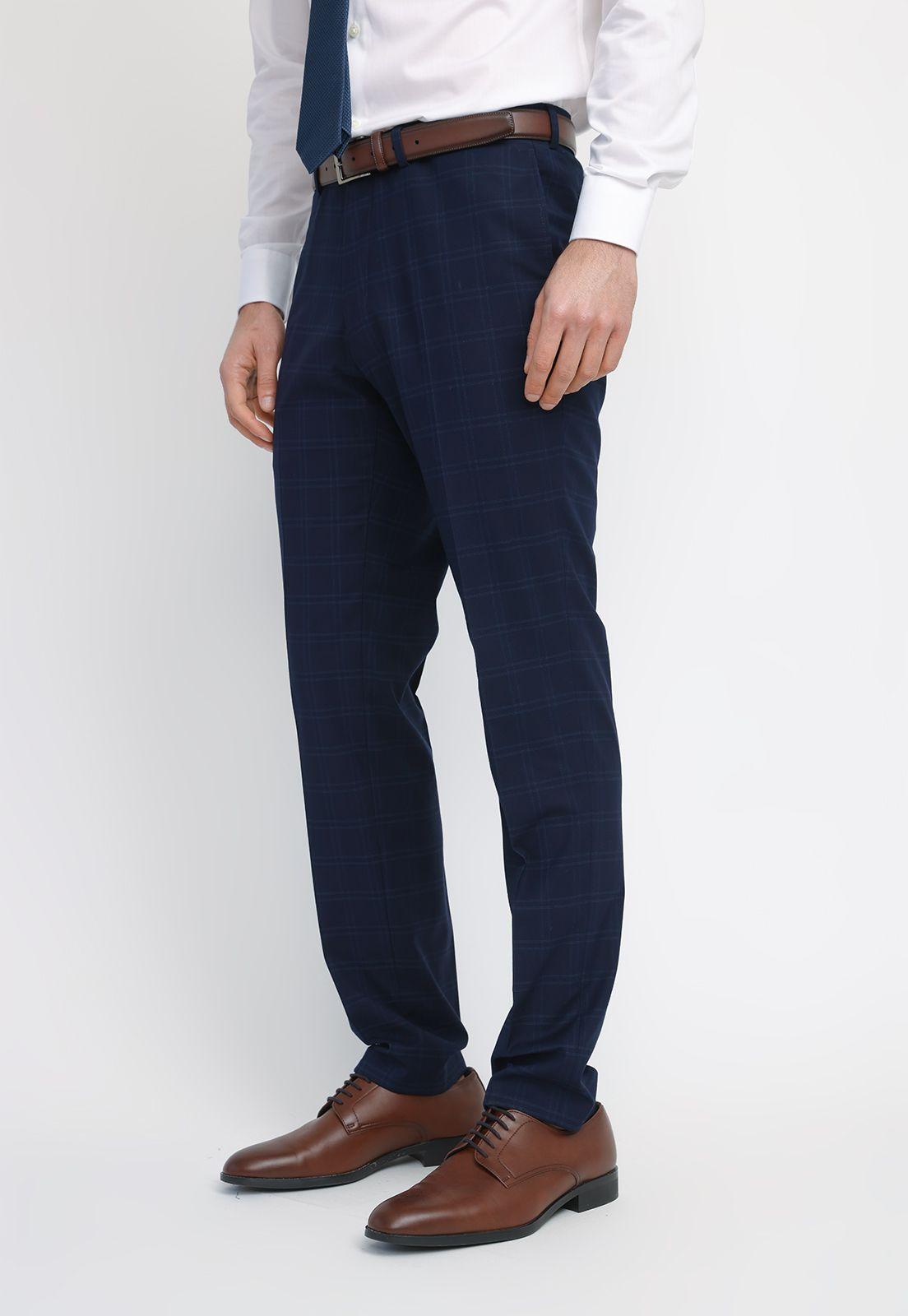 Pantalón Formal Hombre Suit Separate Azul THE WASHABLE SLIM-0