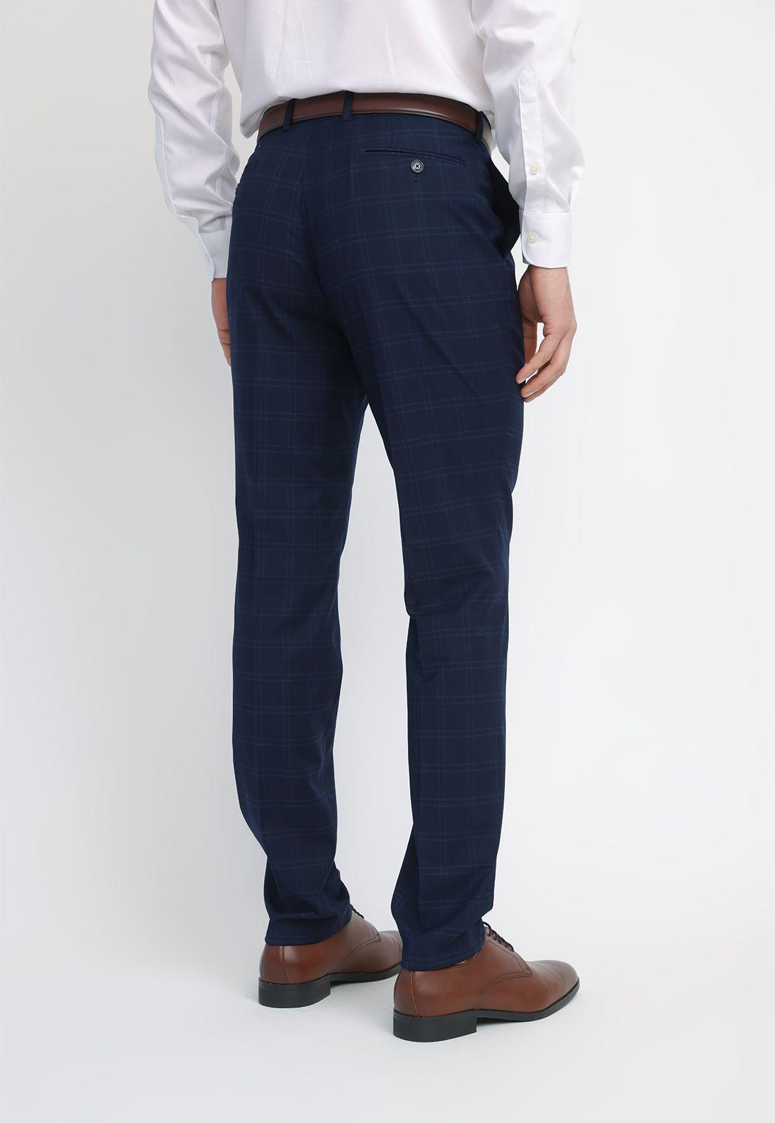 Pantalón Formal Hombre Suit Separate Azul THE WASHABLE SLIM-1