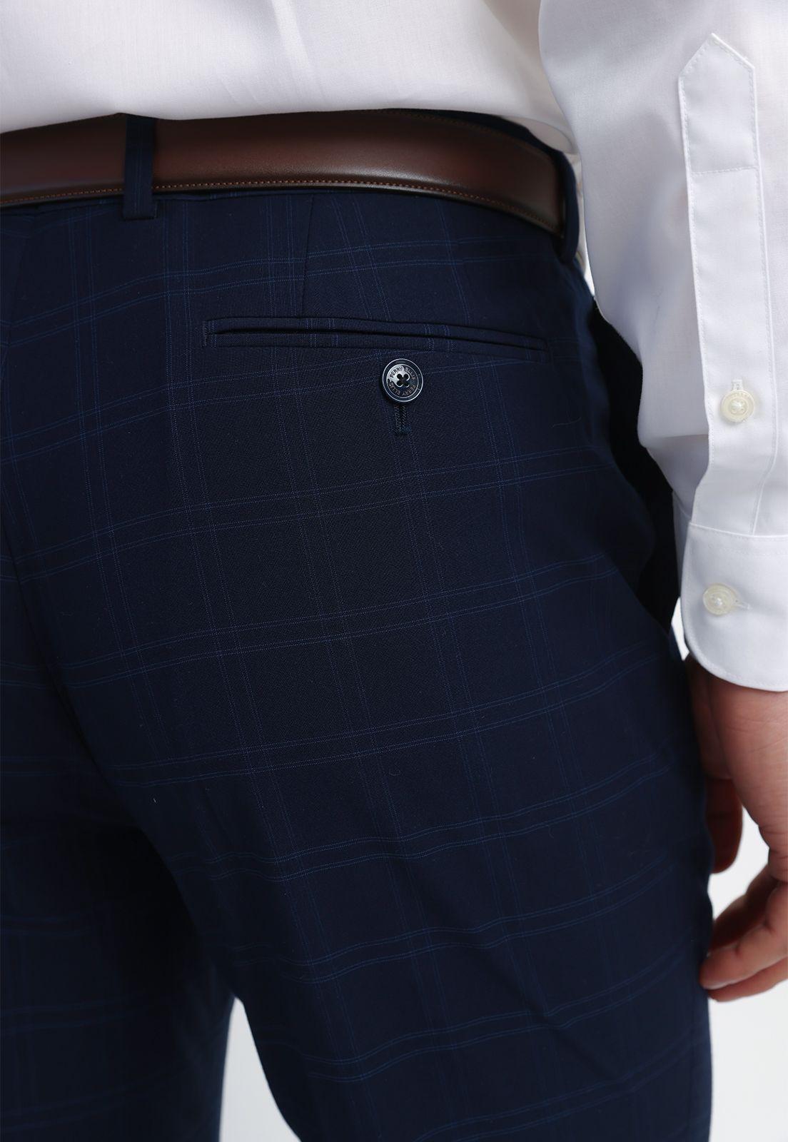 Pantalón Formal Hombre Suit Separate Azul THE WASHABLE SLIM-2