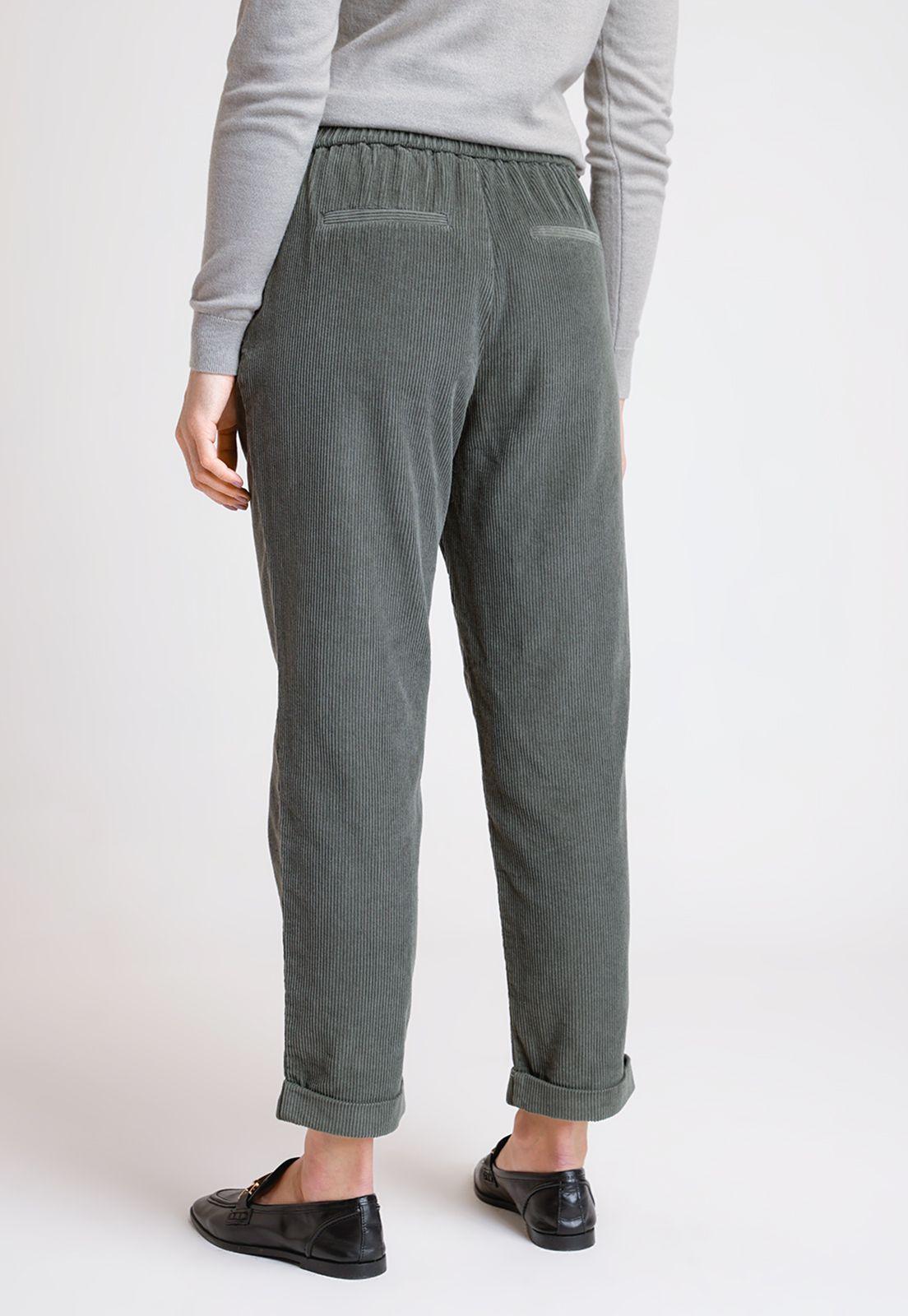 Pantalón De Mujer Modelo Ilana Color Salvia-1
