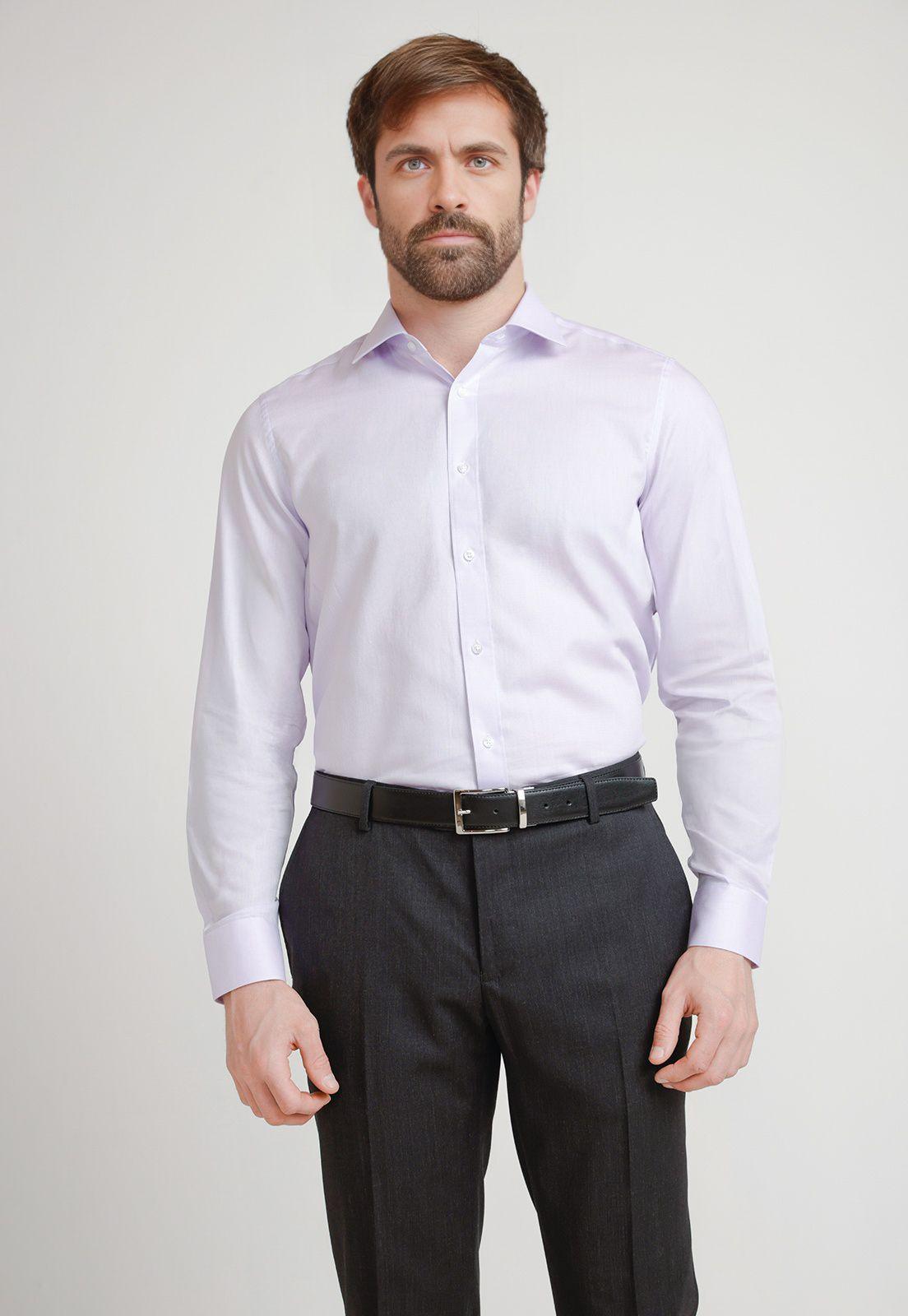 Camisa Hombre Formal Classic Lila-0