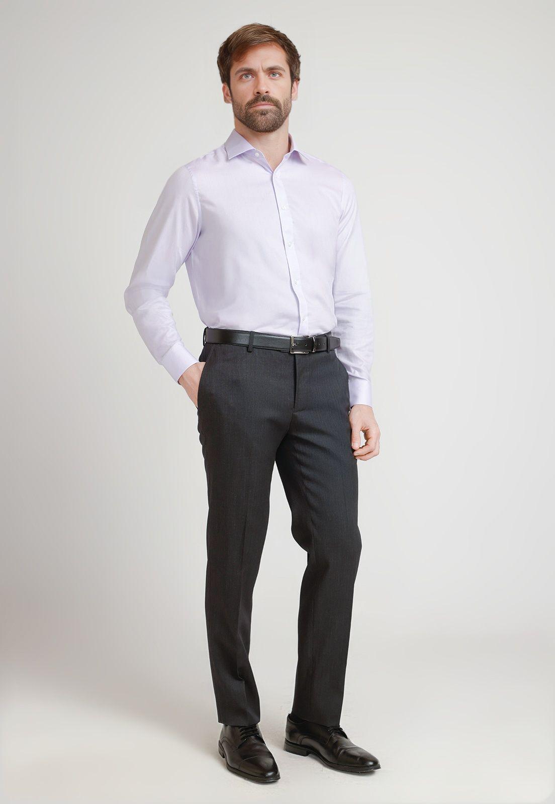 Camisa Hombre Formal Classic Lila-3