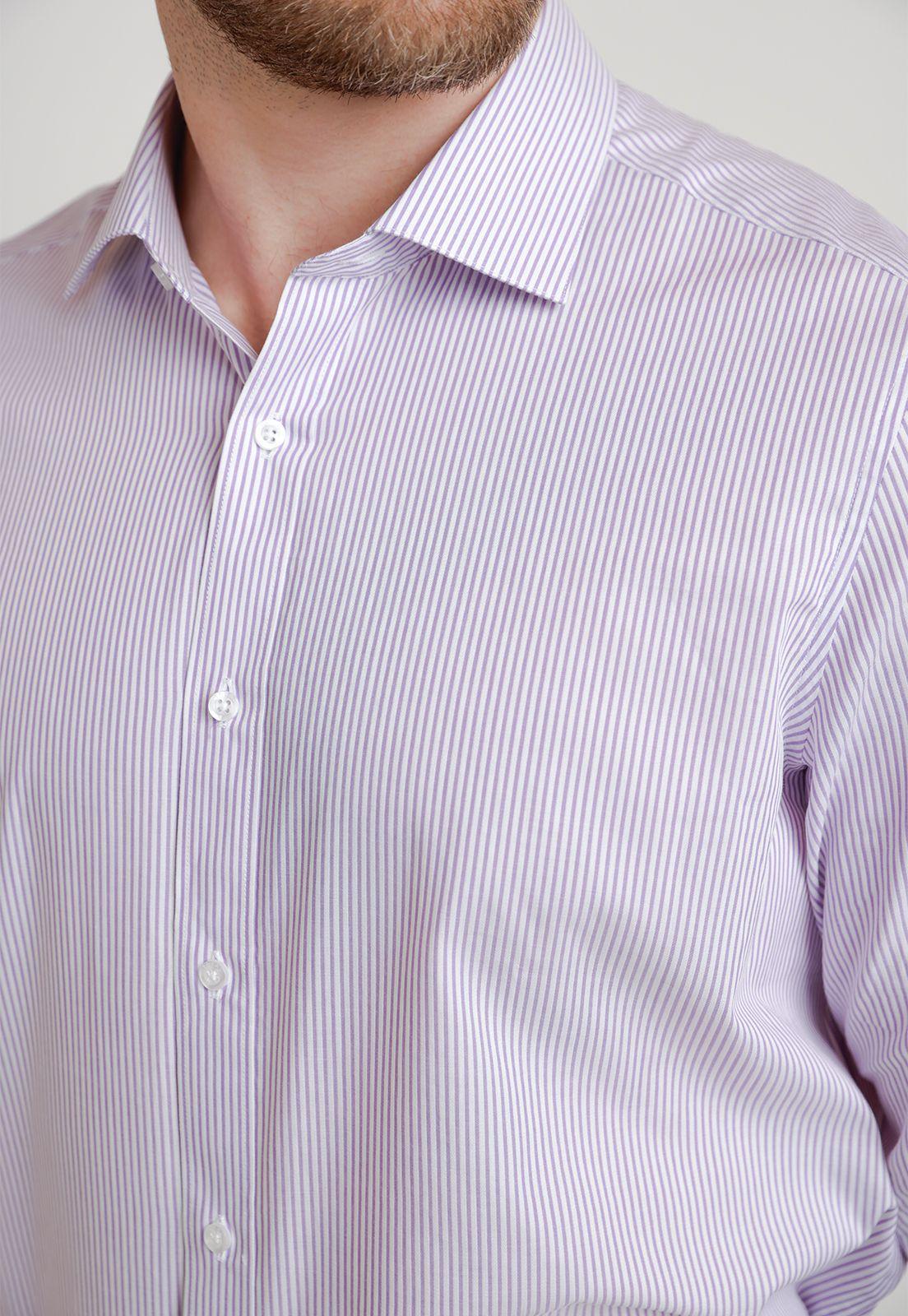 Camisa Hombre Formal Classic Lila-2