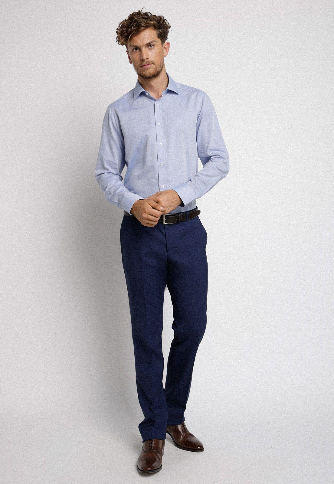 Camisa Formal Executive Celeste-3