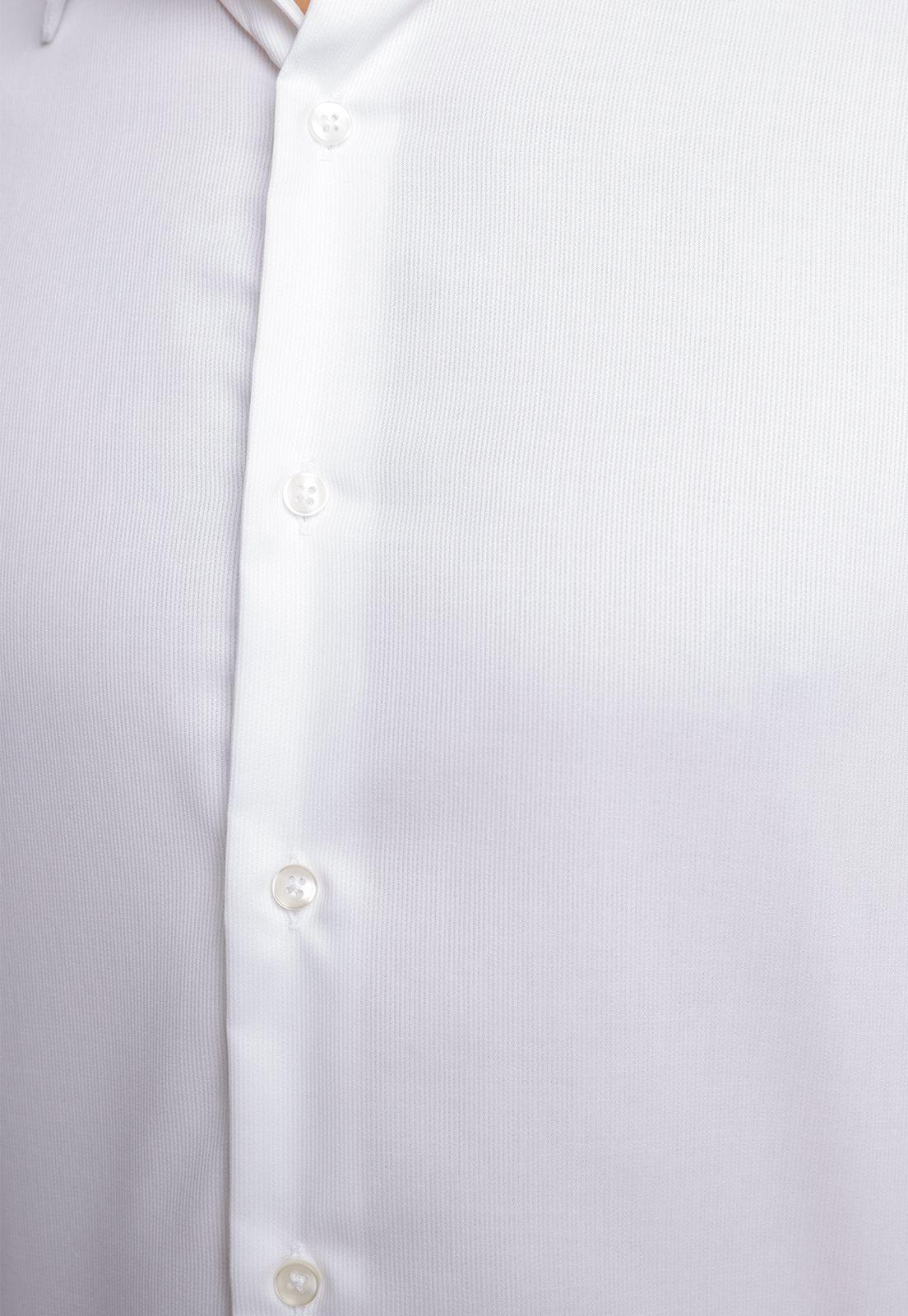 Camisa hombre Formal Slim Fit Vercelli Algodón Blanco-3