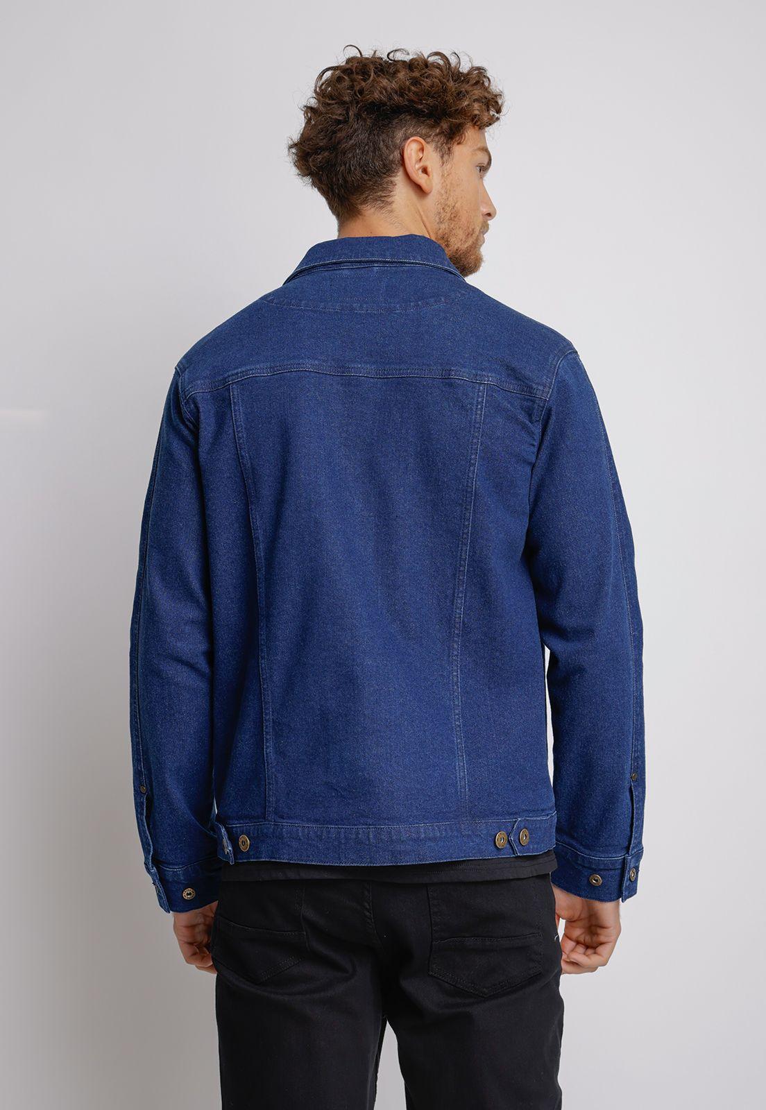 Chaqueta hombre Slim Fit Tiana Algodón Azul-1