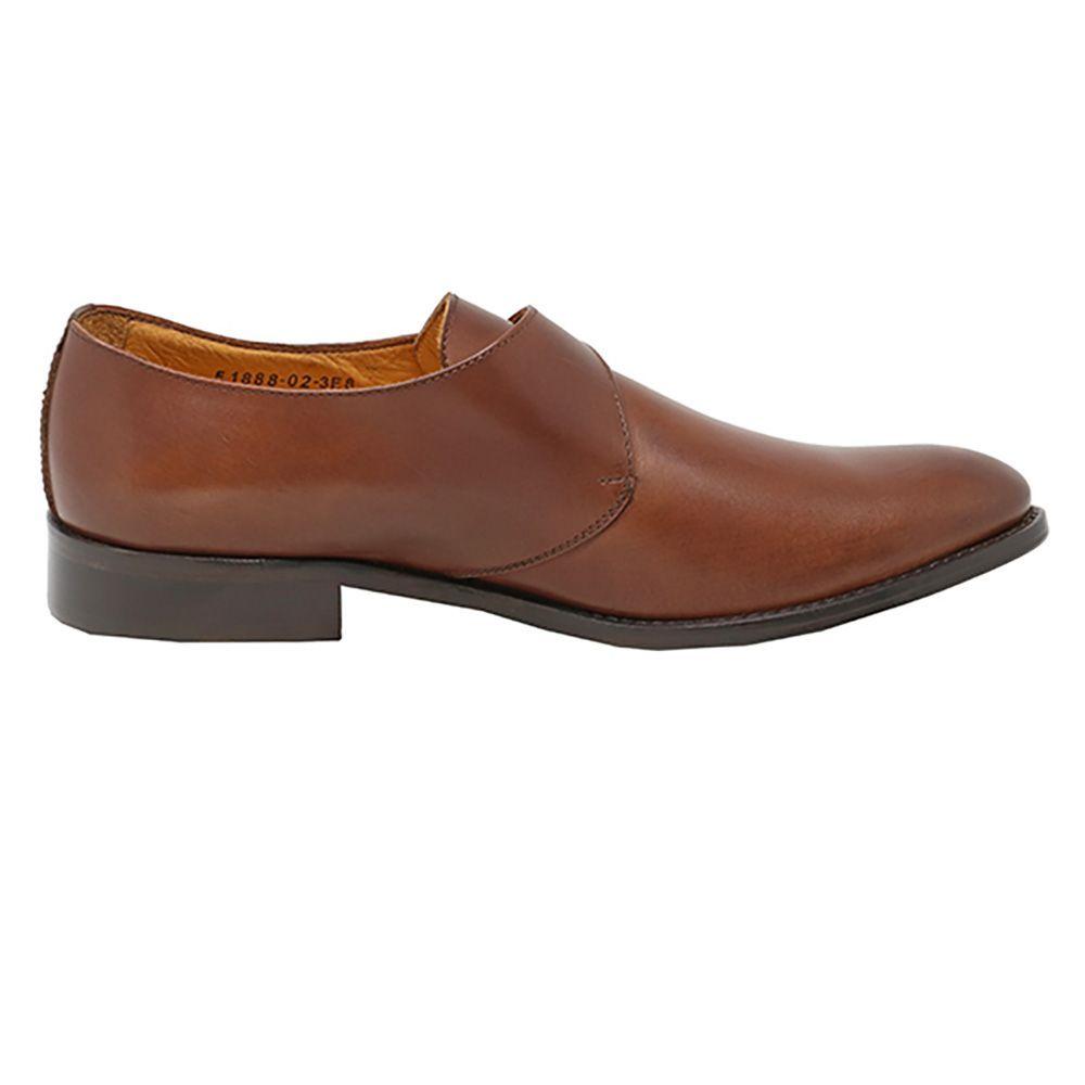 Zapatos Ravel Flex Plain Toe Monk Cafe-2