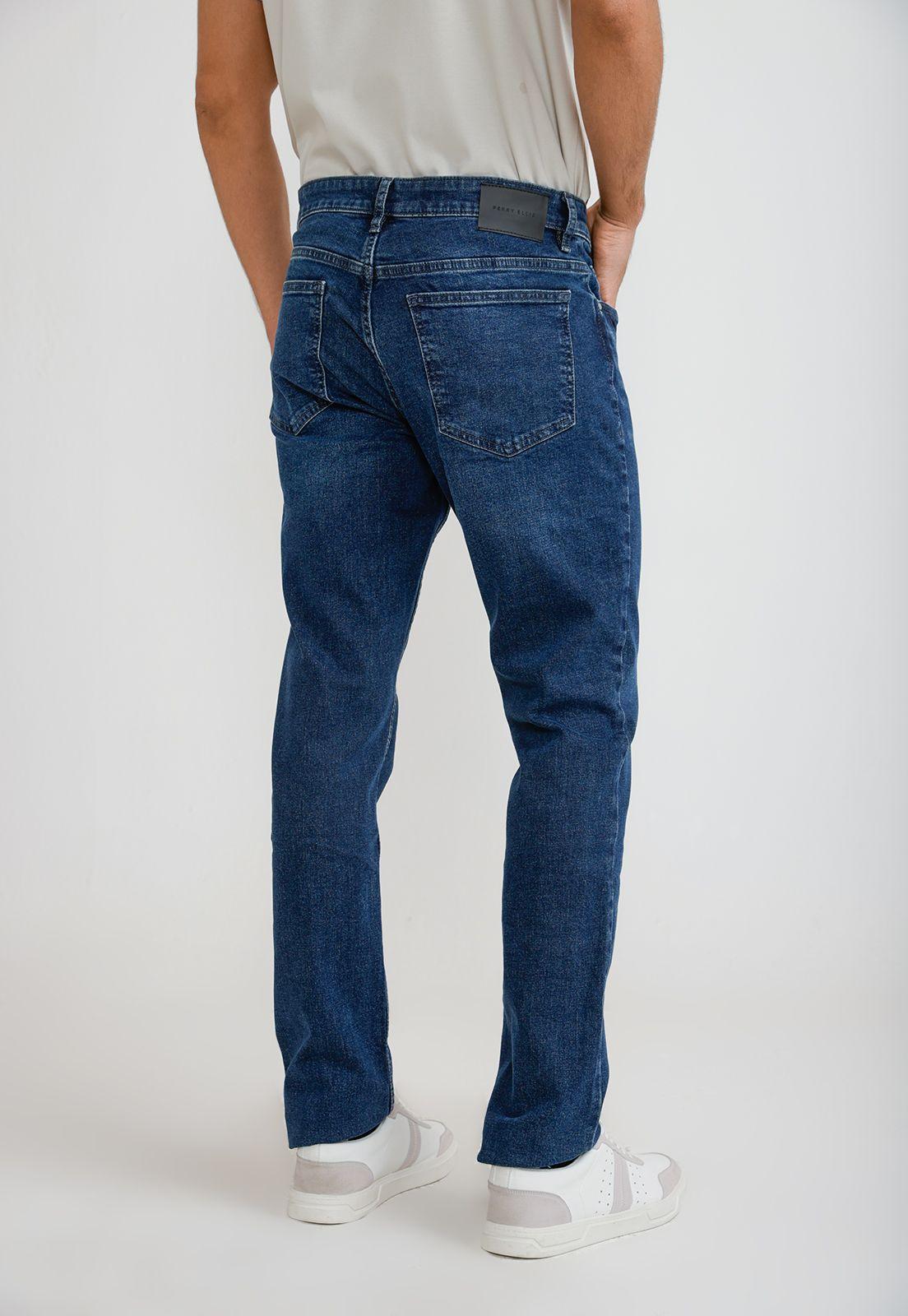 Jeans Hombre Slim Fit Azul Oscuro-1