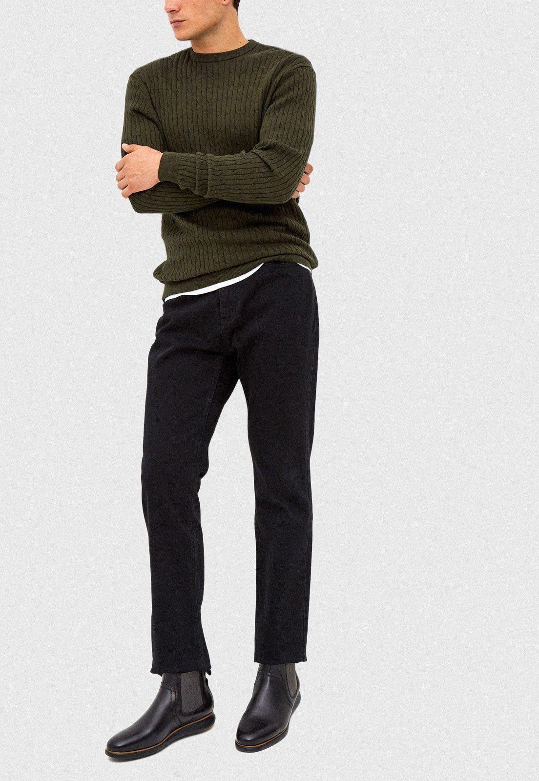 Jeans Algodón Negro-3