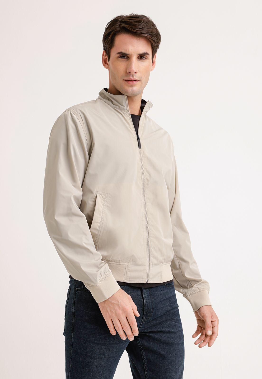 Chaqueta Hombre Casual Reversible Beige-0
