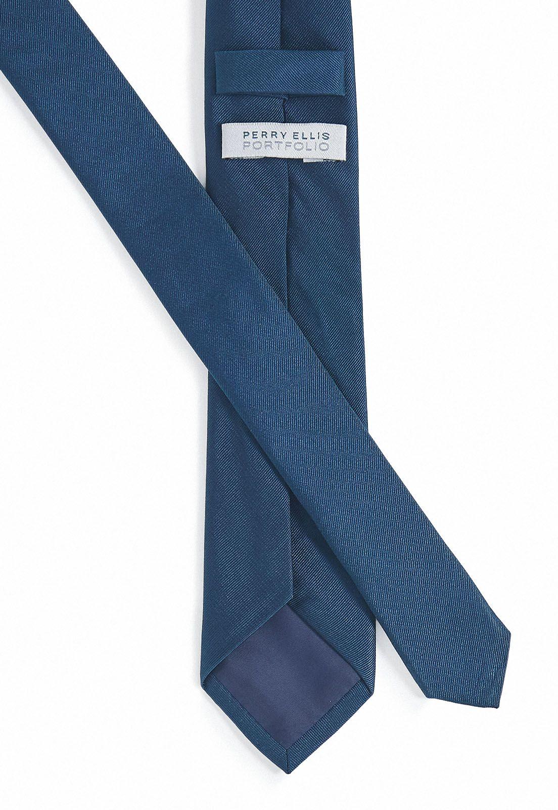Corbata Lisa Navy Resist Spill Navy-2