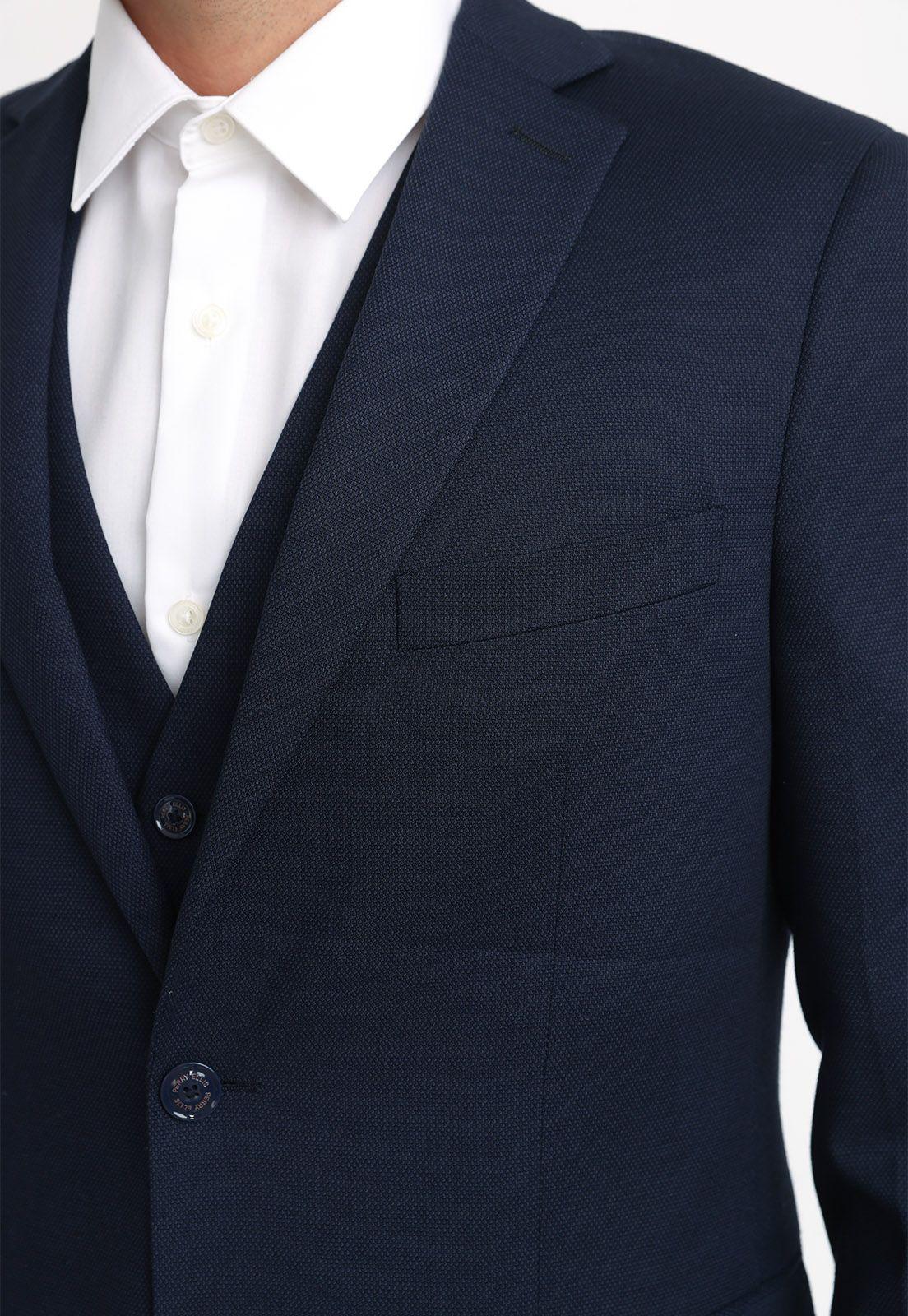 Chaqueta Formal Hombre Suit Separate Navy THE WASHABLE SLIM SUIT-2