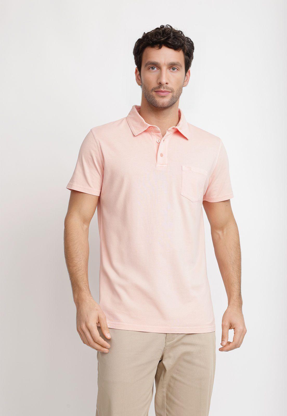 Polera Polo Algodón Pima Marc Coral-0