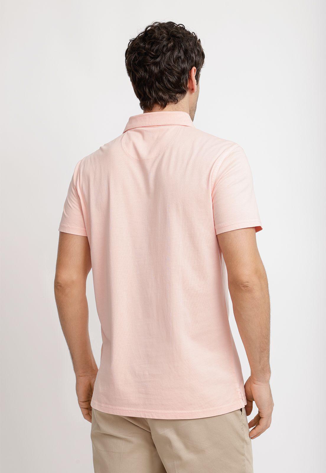 Polera Polo Algodón Pima Marc Coral-1