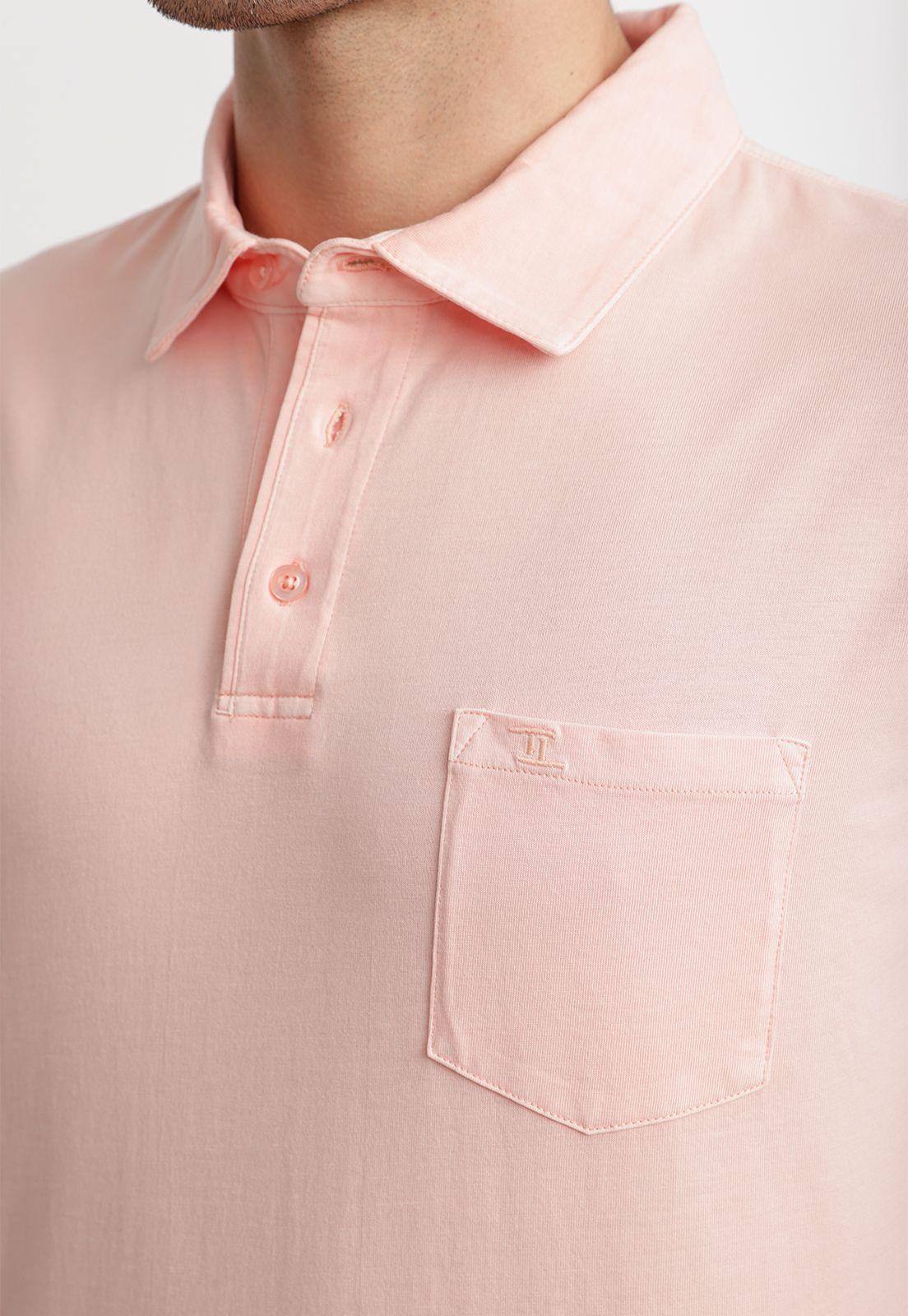 Polera Polo Algodón Pima Marc Coral-2