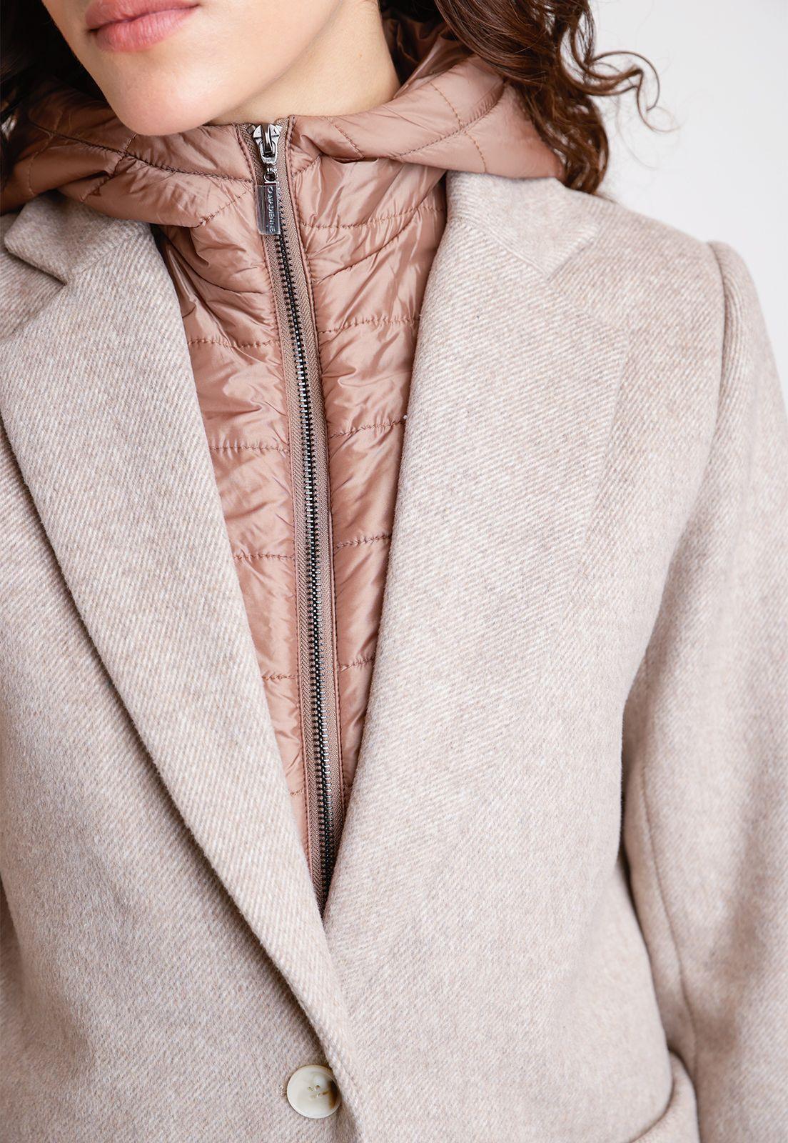 Chaquetón De Mujer Modelo Joss Color Beige-2