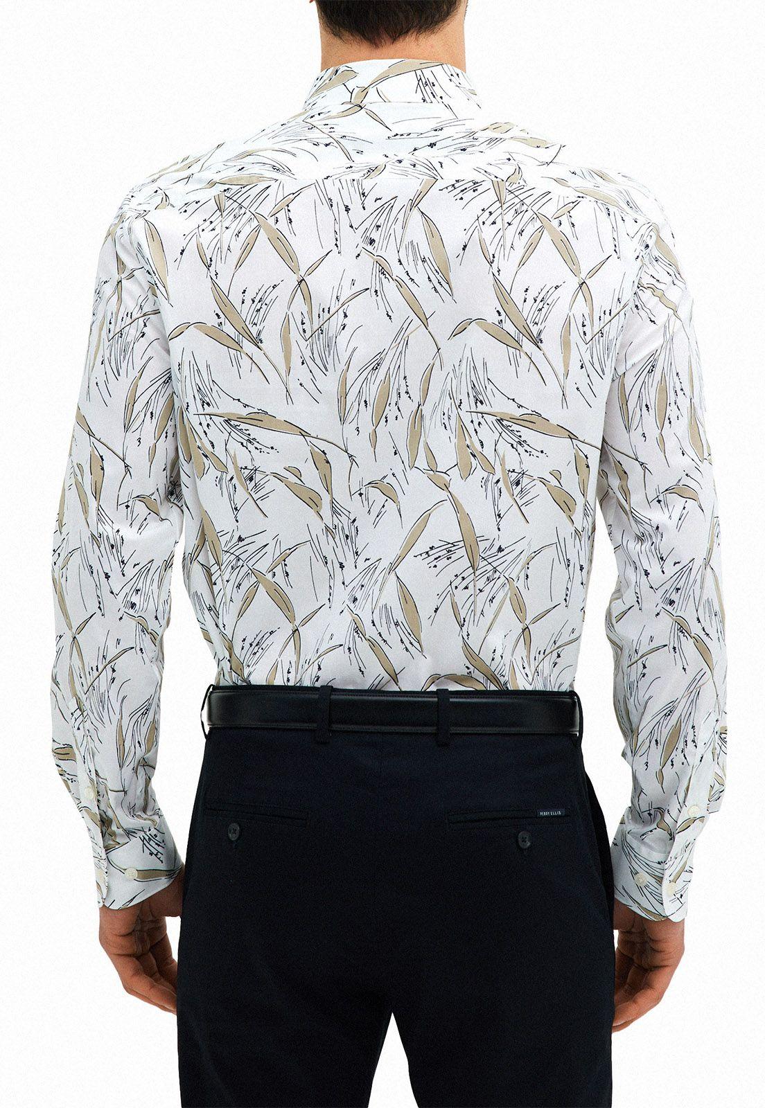 Camisa Estampada Hojas-1