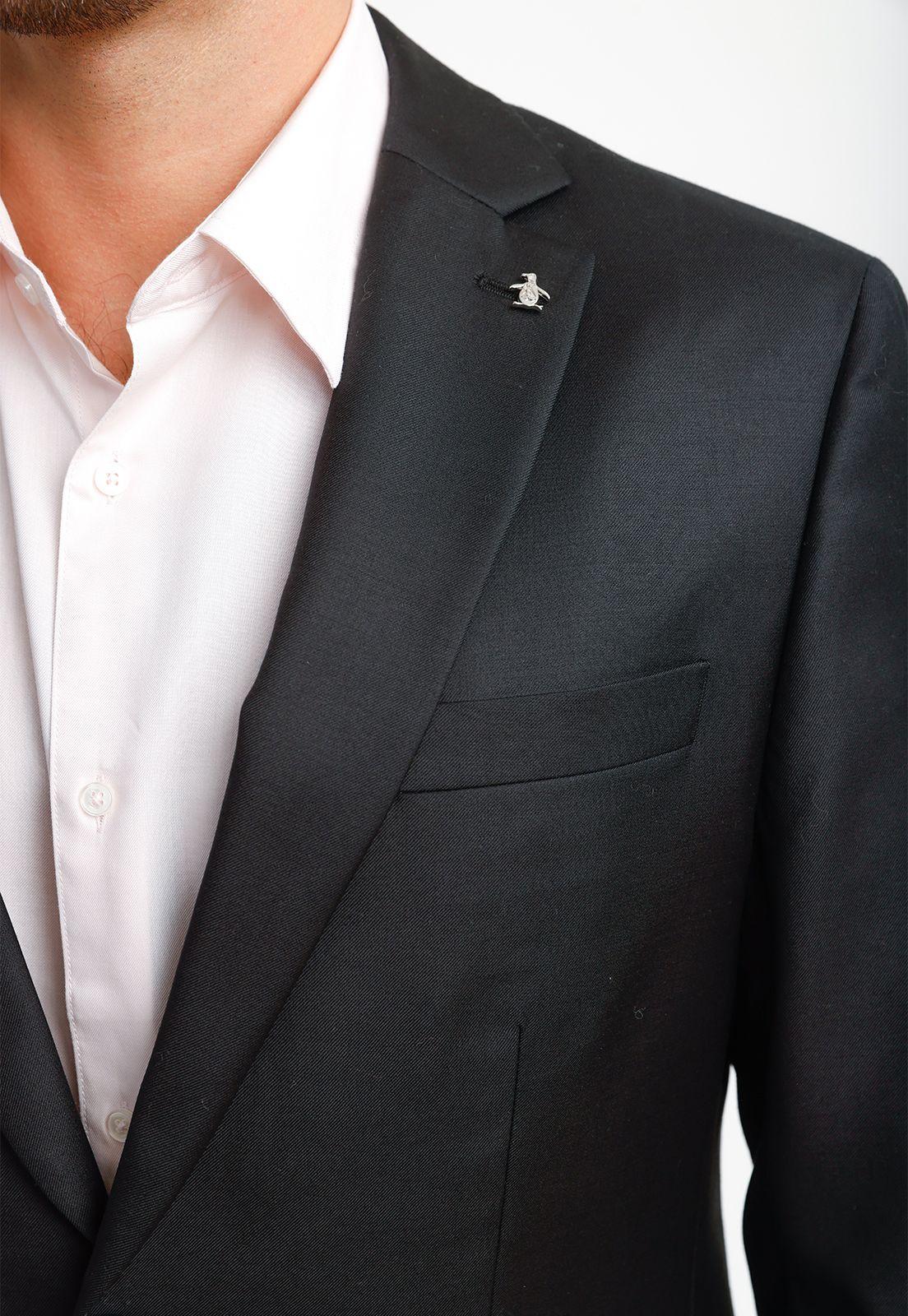 Chaqueta Formal Hombre Negra 21090/118F-2